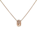 [Shinejoy]PARENTESI NECKLACE PINK GOLD