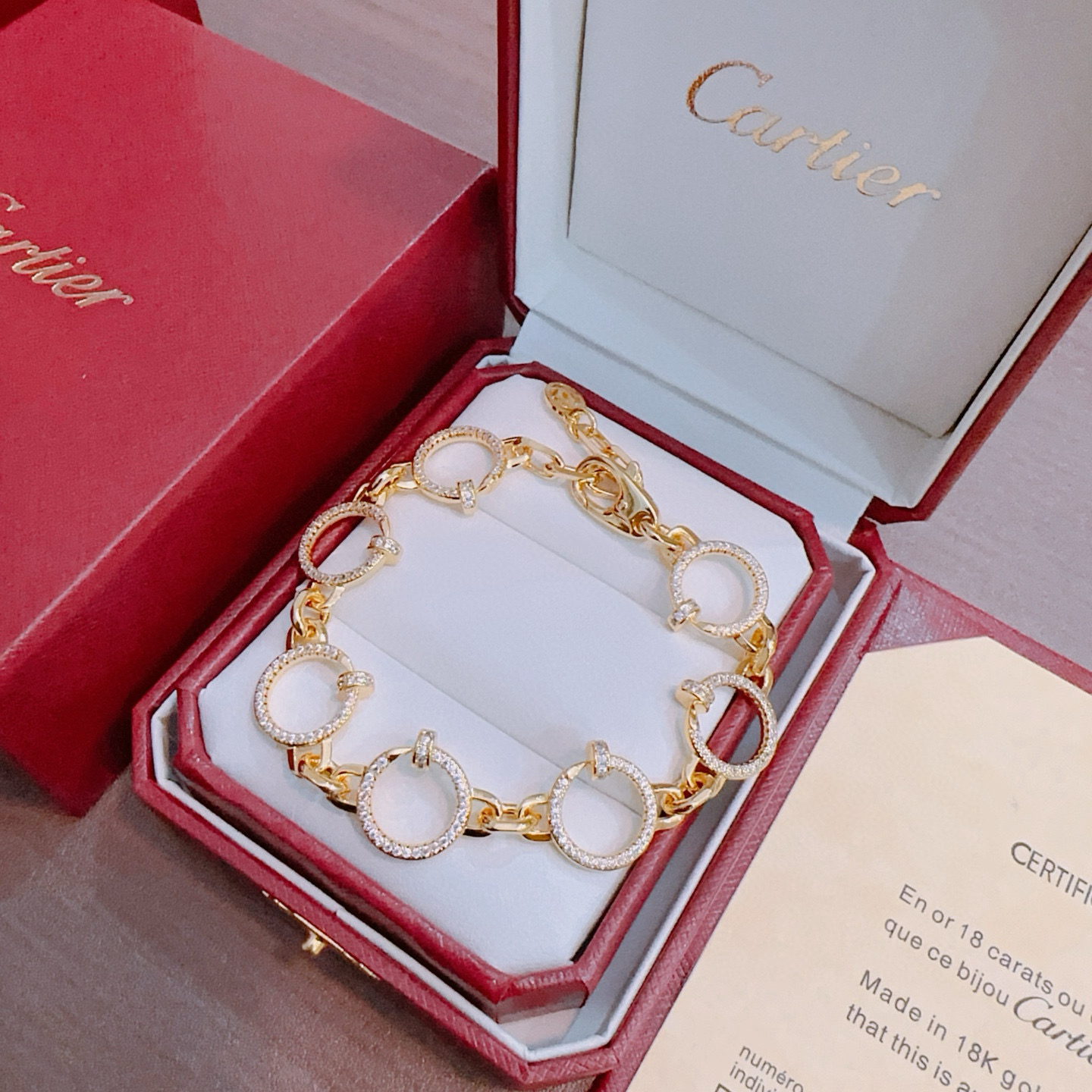 [shinejoy Jewelry] LOVE&JUSTE BRACELET DIAMONDS