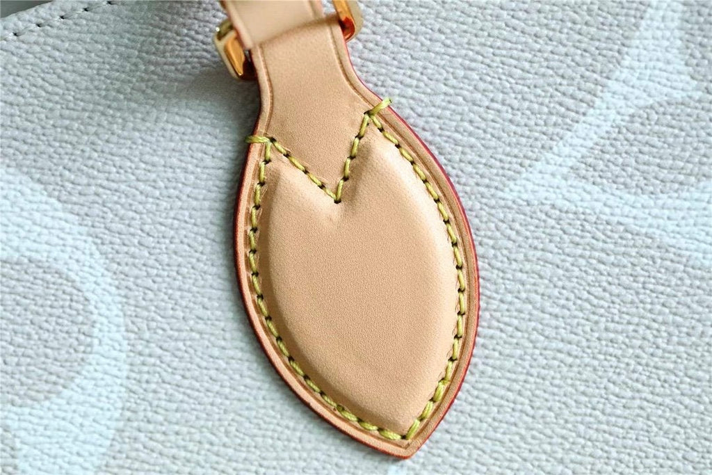 TOILE ENCOUÉE GÉANTE ONTHEGO MM BRUME GRIS MONOGRAMME