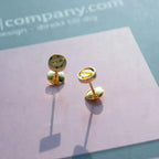 [Shinejoy]LOVE EARRINGS GOLD 10MM