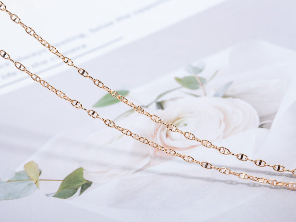 [Shinejoy]ECHAPPEE NECKLACE PINK GOLD