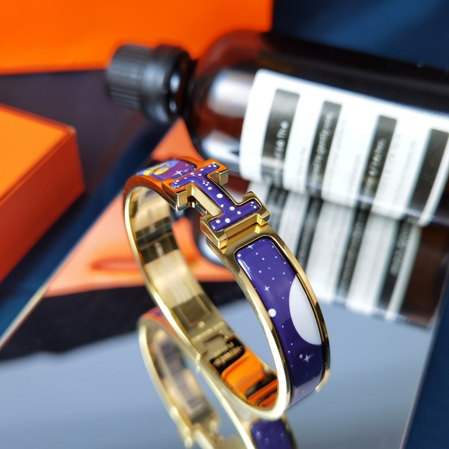 Bracelet [Shinejoy]H Étoile et Lune 12 mm