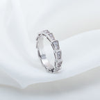 [Shinejoy] Bague Serpenti en argent sertie de diamants 3 mm