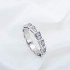 [Shinejoy] Bague Serpenti en argent sertie de diamants 3 mm
