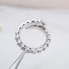 [Shinejoy] Bague Serpenti en argent sertie de diamants 4 mm