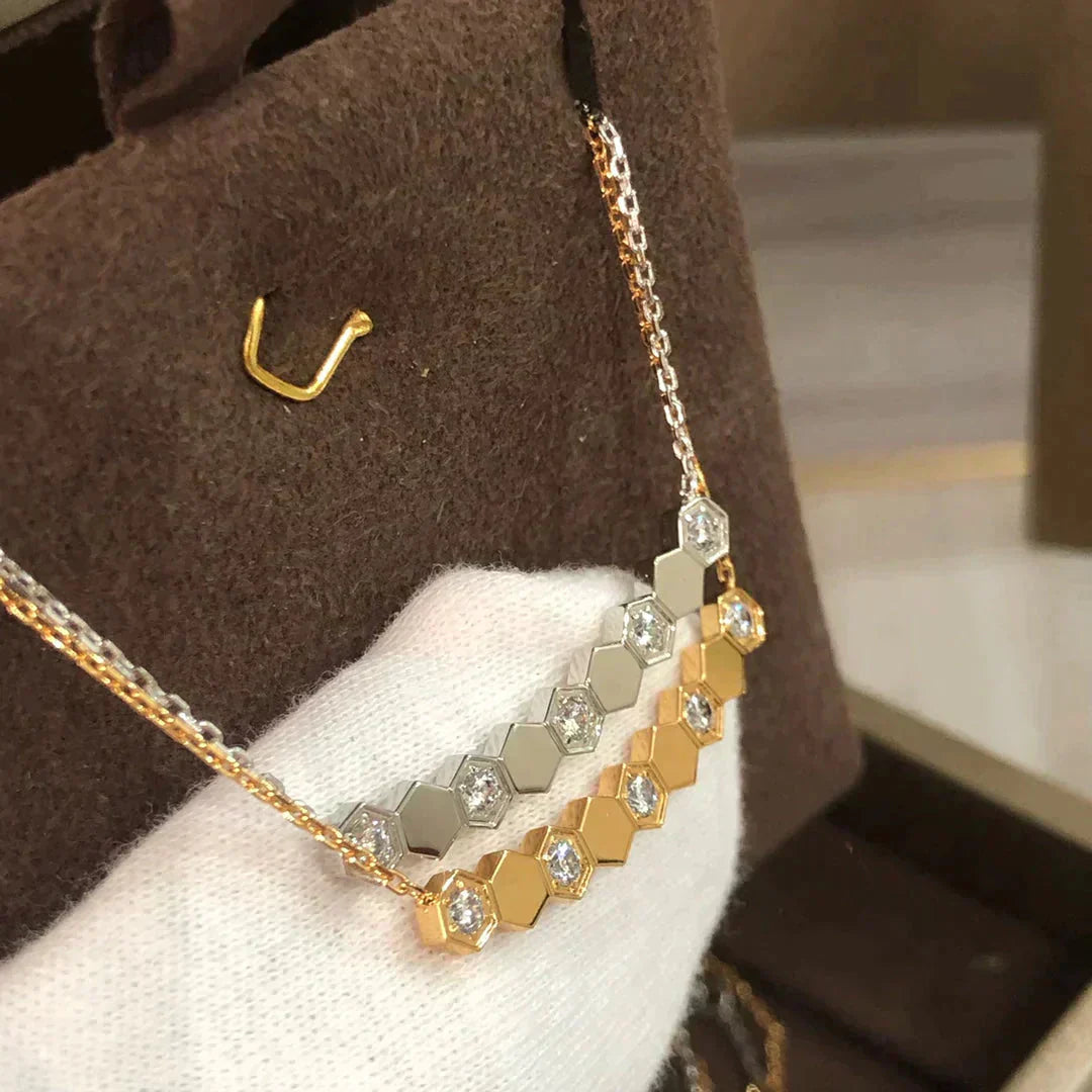 [Shinejoy] COLLIER BEE LOVE DIAMANT