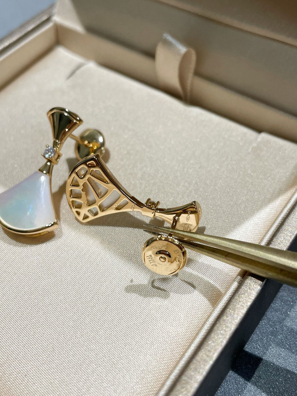 [Shinejoy]ドリームモップ 1ダイヤモンドピアス