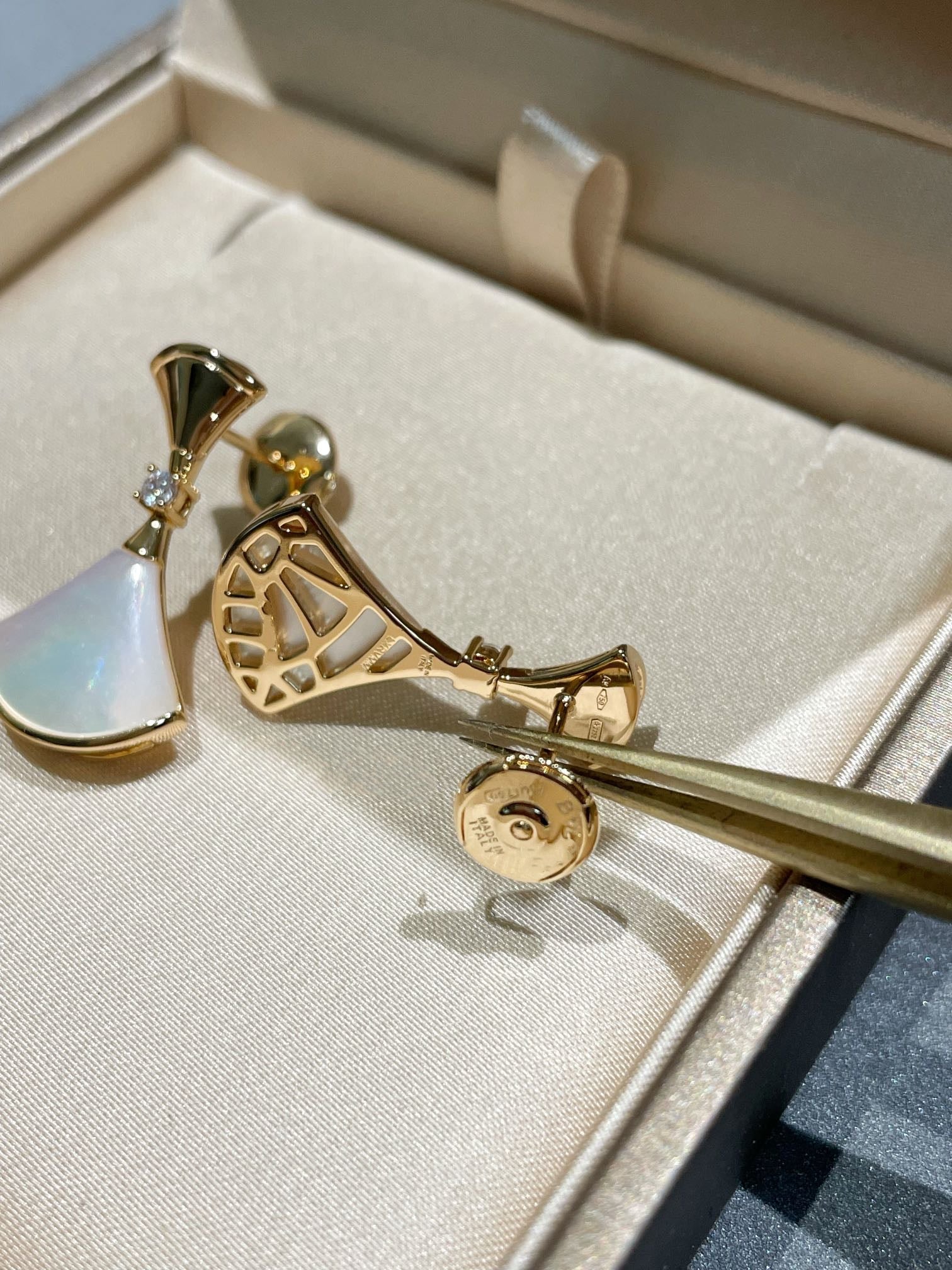 [Shinejoy]ドリームモップ 1ダイヤモンドピアス