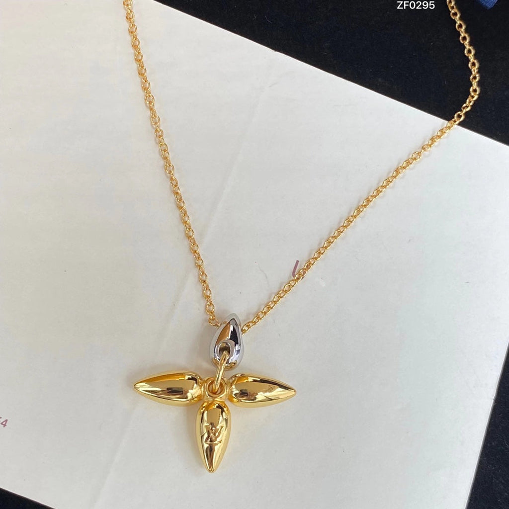 [Shinejoy]LOUISETTE PEDANT GOLD NECKLACE
