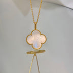 [Shinejoy] COLLIER PENDENTIF CLOVER 25MM MOP GRAND