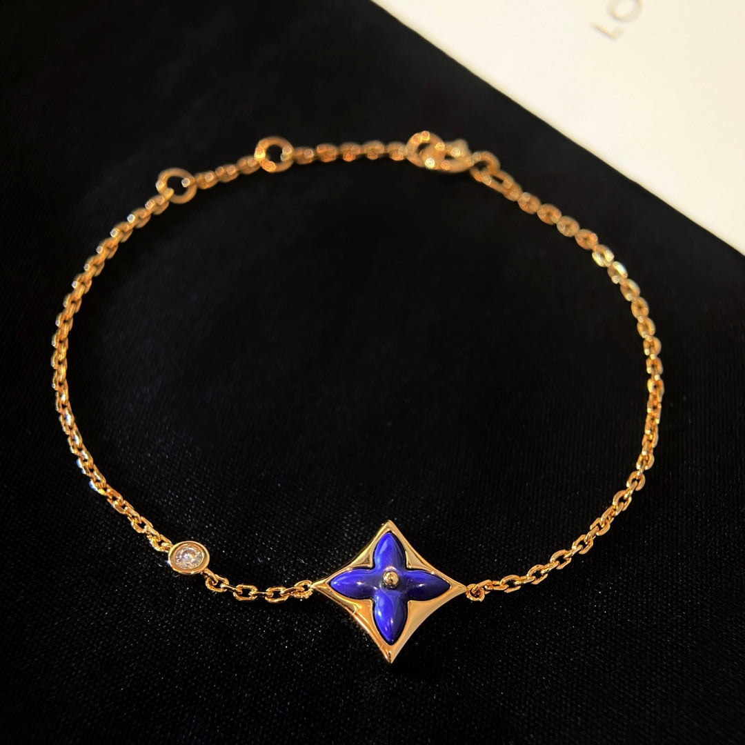 [Shinejoy]COLOR STAR PINK GOLD DIAMOND BRACELET