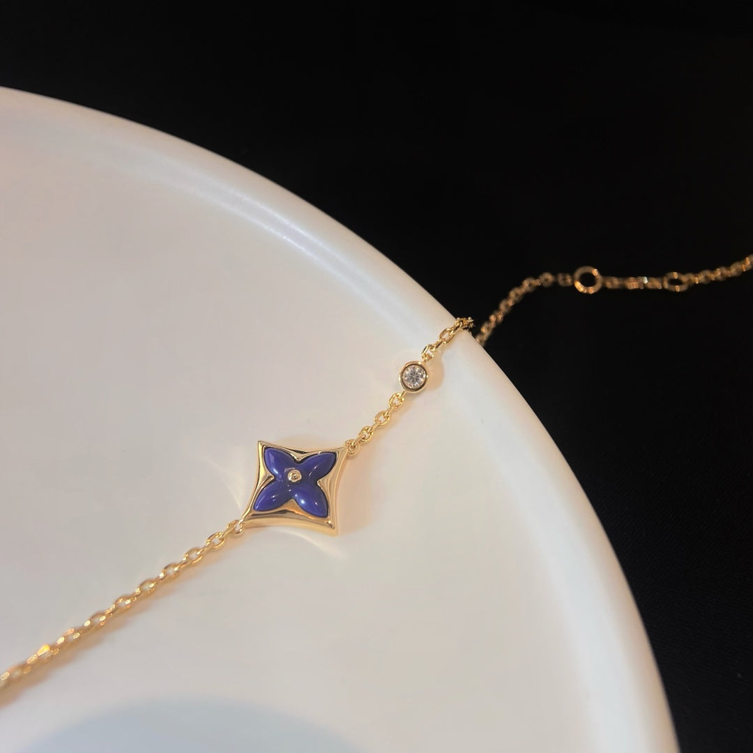 [Shinejoy]COLOR STAR PINK GOLD DIAMOND BRACELET