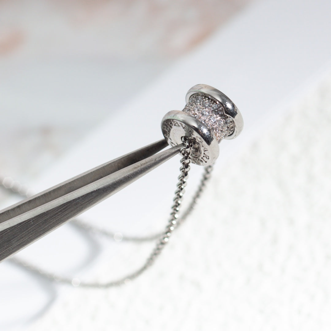 [Shinejoy]ZERO 1 SILVER DIAMOND NECKLACE