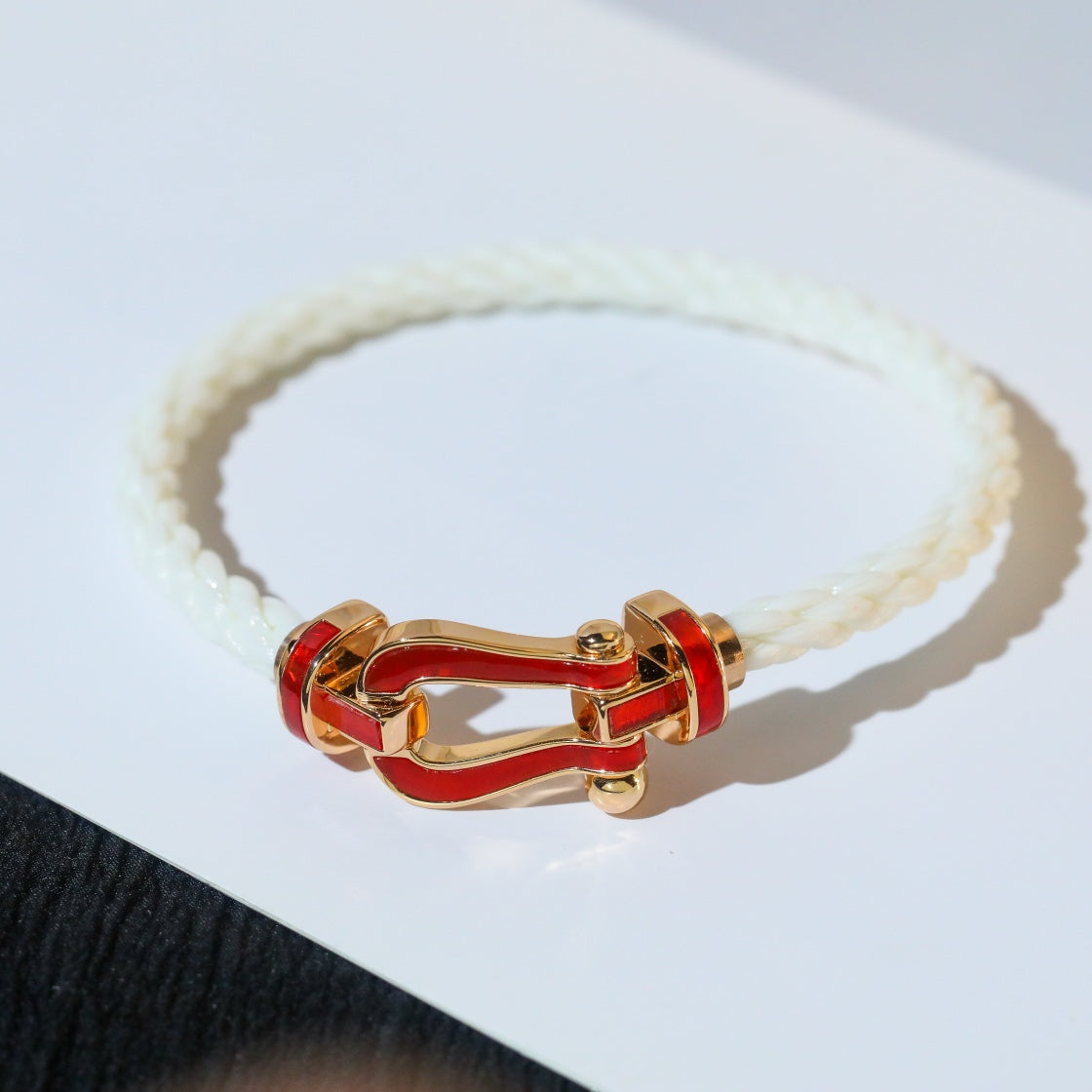 [Shinejoy]FORCE 10 WHITE TEXTILE DIAMOND PAVED