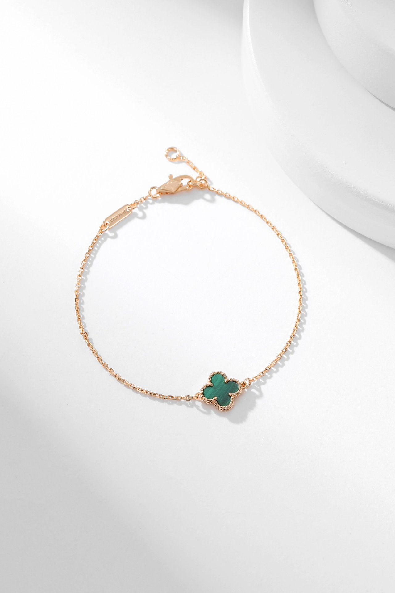 [Shinejoy]CLOVER BRACELET MALACHITE 1 MOTIF