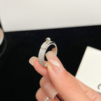 Bague Kelly en argent et diamants [Shinejoy]