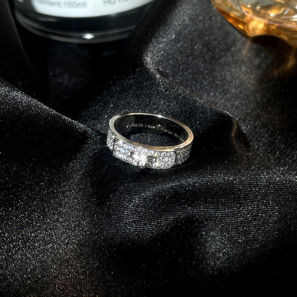 Bague Kelly en argent et diamants [Shinejoy]
