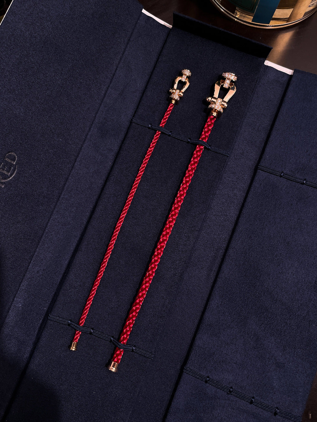 [Shinejoy]FORCE 10 HALF DIAMOND PINK GOLD RED CORDERI LARGE AND MEDIUM MODEL