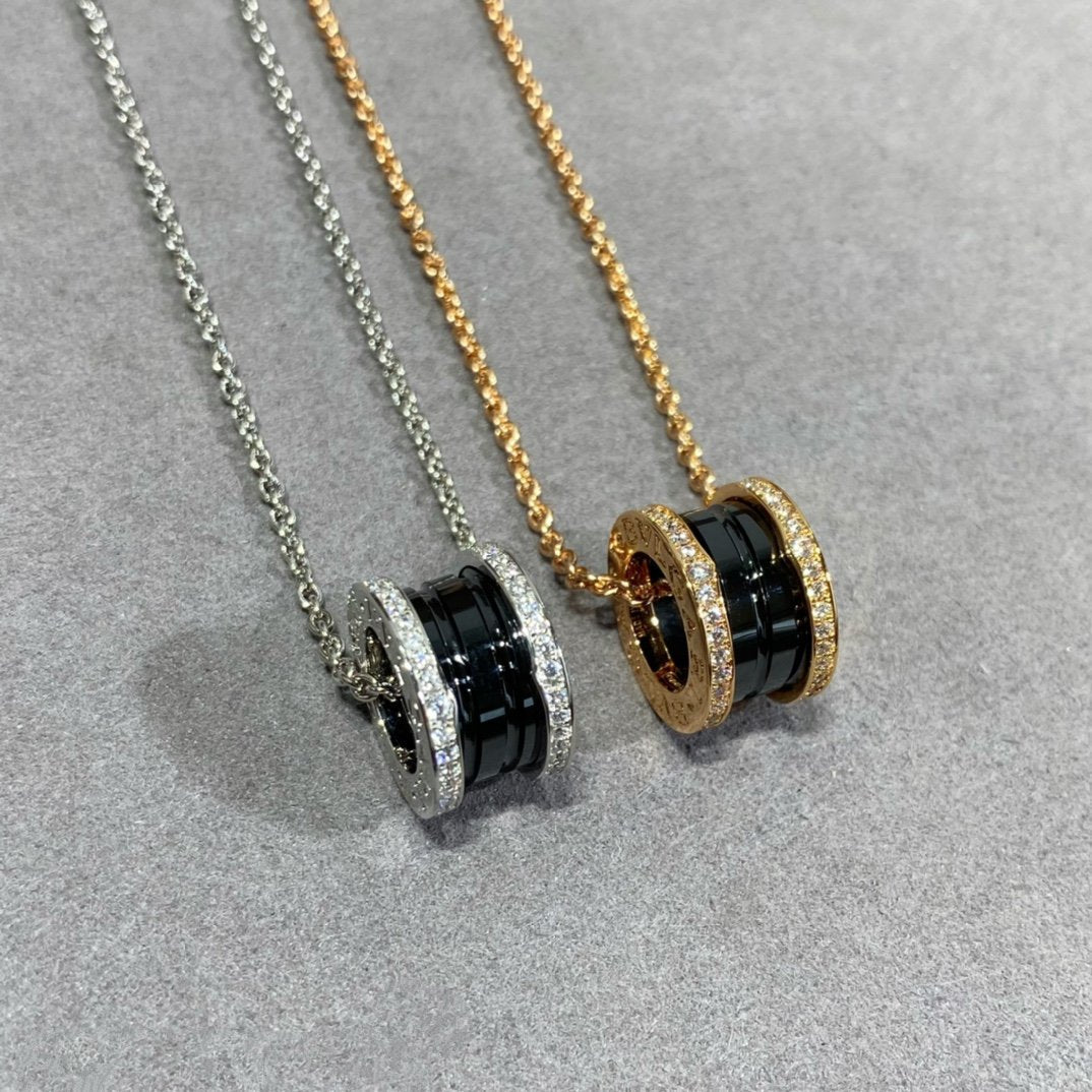 [Shinejoy]ZERO 1 DIAMOND CERAMIC NECKLACE