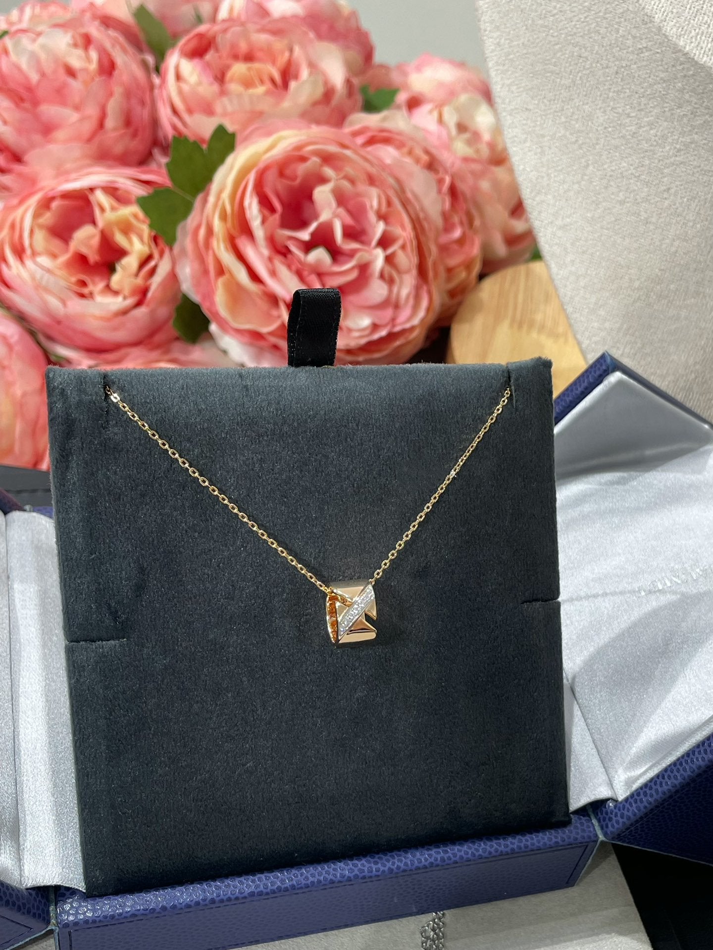 [Shinejoy]LIENS EVIDENCE DIAMOND NECKLACE