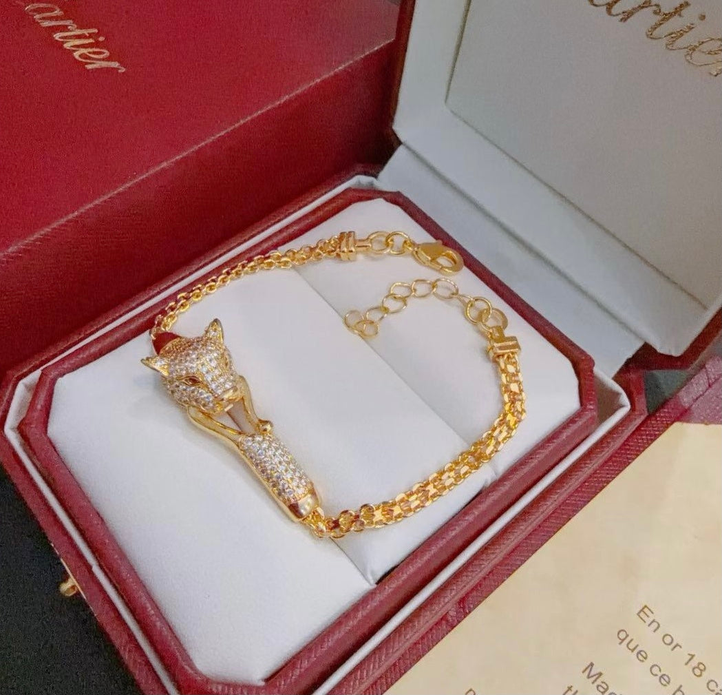 [shinejoy Jewelry] PANTHERE  BRACELET DIAMONDS