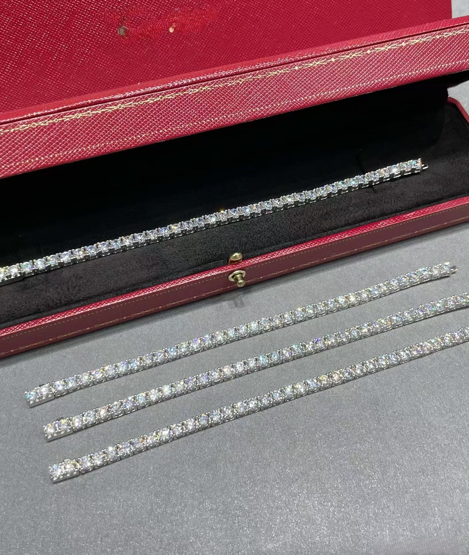 [Shinejoy jewelrys]TENNIS BRACELET WITH FULL DIAMOND SETTING