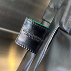 SAC À DOS EN CUIR D'AGNEAU NOIR ARCHÉTYPE 46, TAILLE MOYENNE