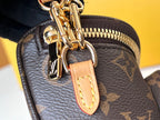 LV 25S MINI BUMBAG 17 IN BROWN MONOGRAM CALFSKIN GOLD HARDWARE