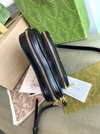 マーモント ハートバッグ 20インチ ブラックカーフスキン ゴールド金具