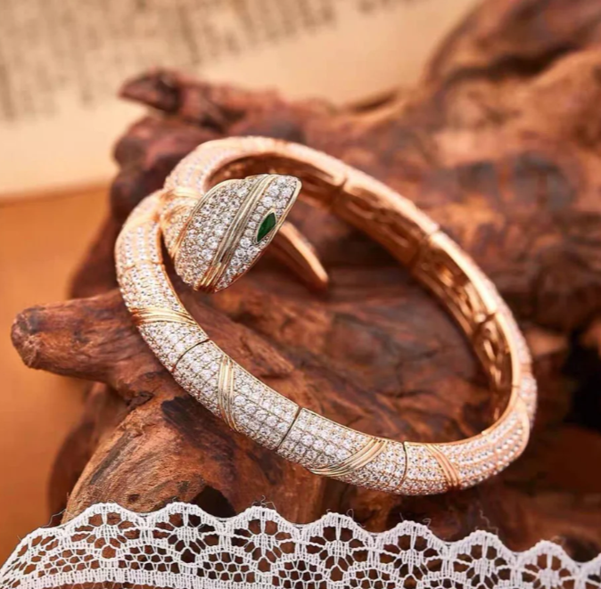 [Shinejoy]HAUTE COUTURE GOLD SERPENTI BRACELET