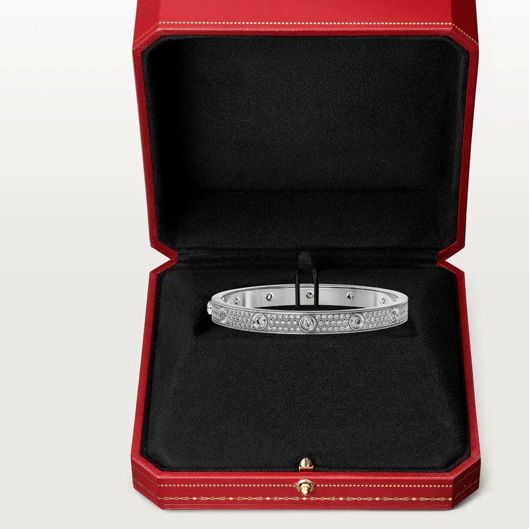 [Shinejoy]LOVE BRACELET 6.1MM DIAMOND-PAVED 10 BIG DIAMONDS