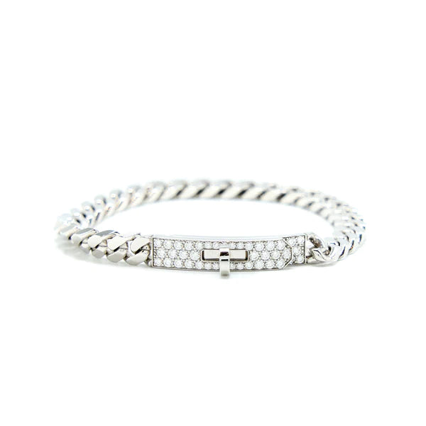 [Shinejoy] BRACELET KELLY CHAÎNE ARGENT DIAMANT