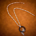 [Bijoux Shinejoy] NOUVEAU COLLIER PANTHÈRE CERCLE NOIR ENTIÈREMENT DIAMANT