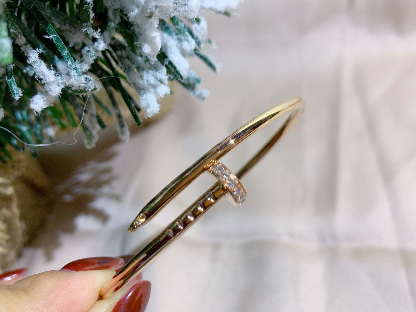 [Shinejoy]JUSTE ブレスレット 2.5MM ダイヤモンド