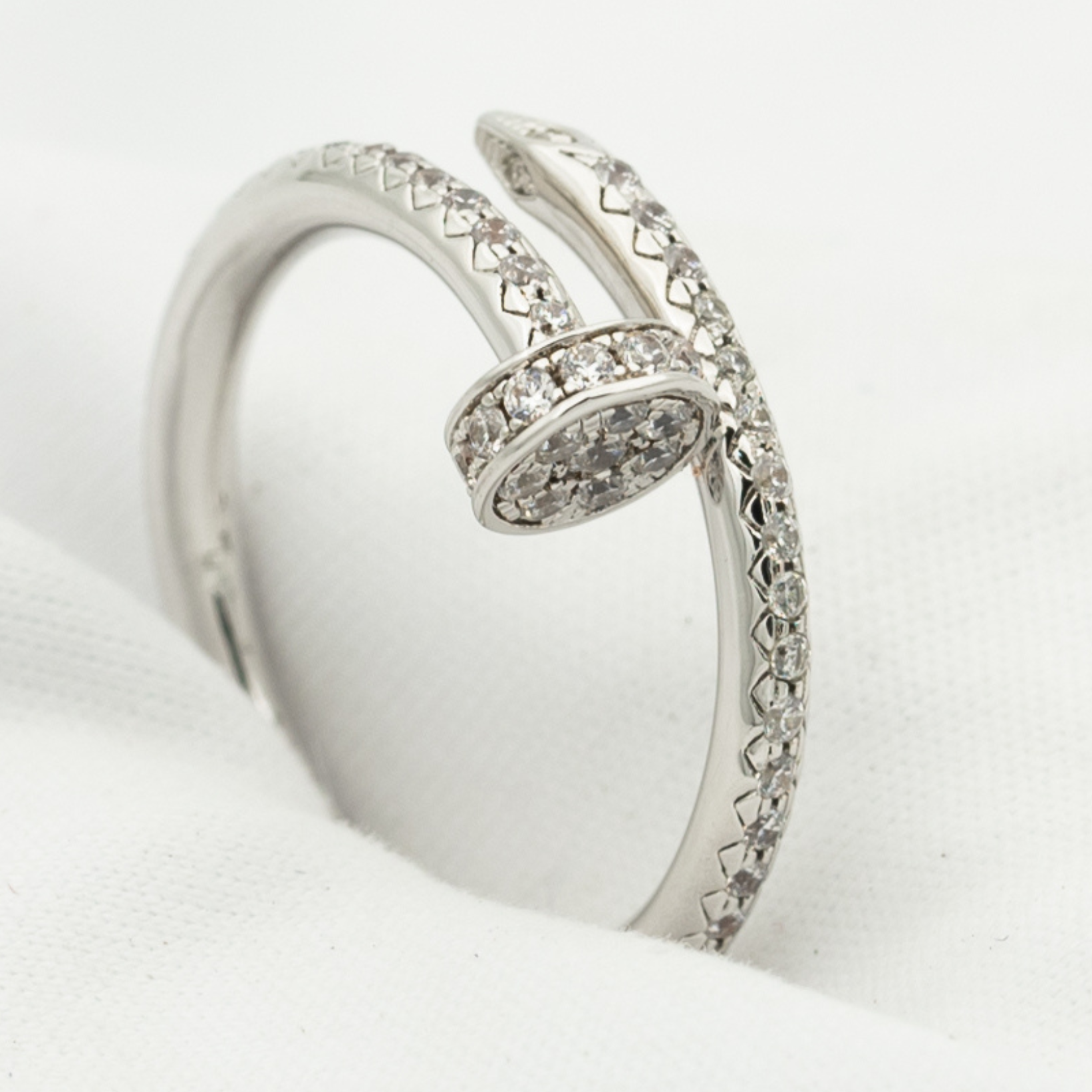 [Shinejoy]JUSTE RING 1.8MM SILVER DIAMONDS