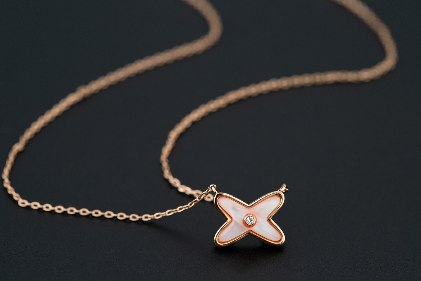 [Shinejoy]JEUX DE NECKLACE 1 DIAMOND