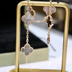 [⭐Shinejoy] COLLECTION DE BRACELETS CLOVER 5 MOTIF GRIS MOP