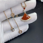 [Shinejoy]DREAM NECKLACE CARNELIAN DIAMOND