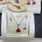 [Shinejoy]DREAM NECKLACE CARNELIAN DIAMOND