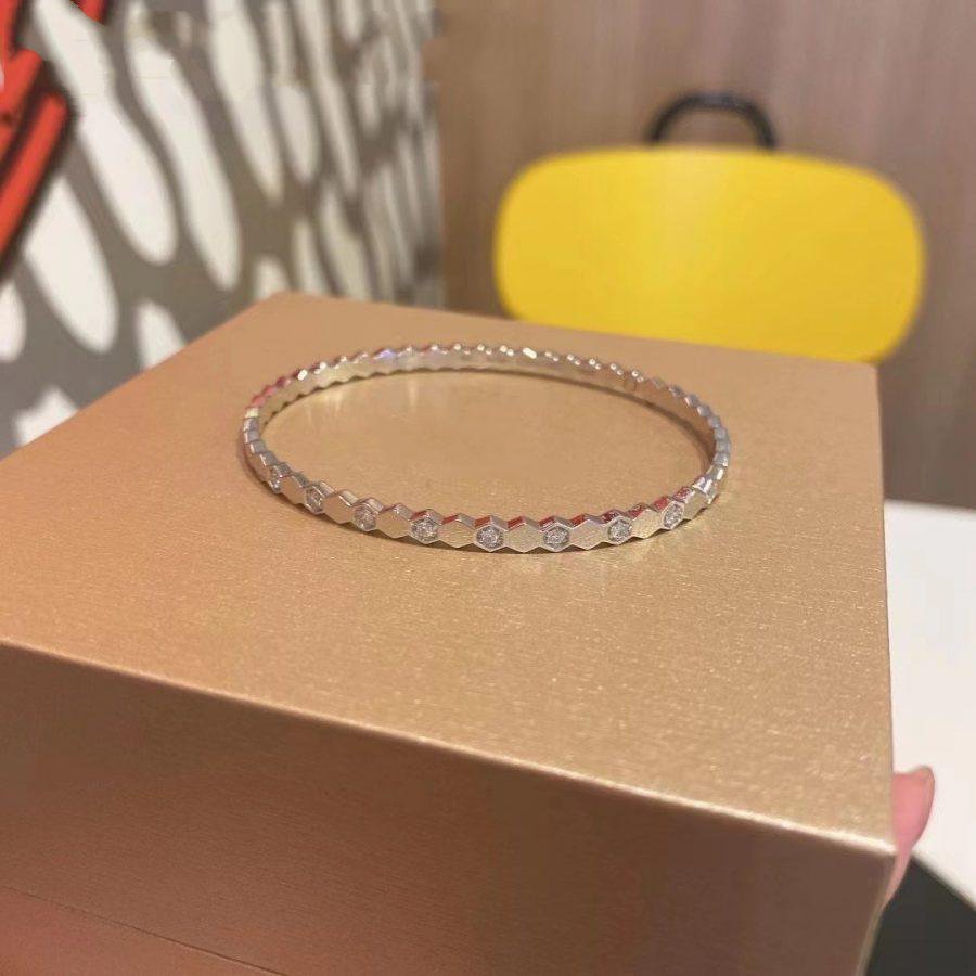 [Shinejoy]Bracelet en argent et diamants Bee Love
