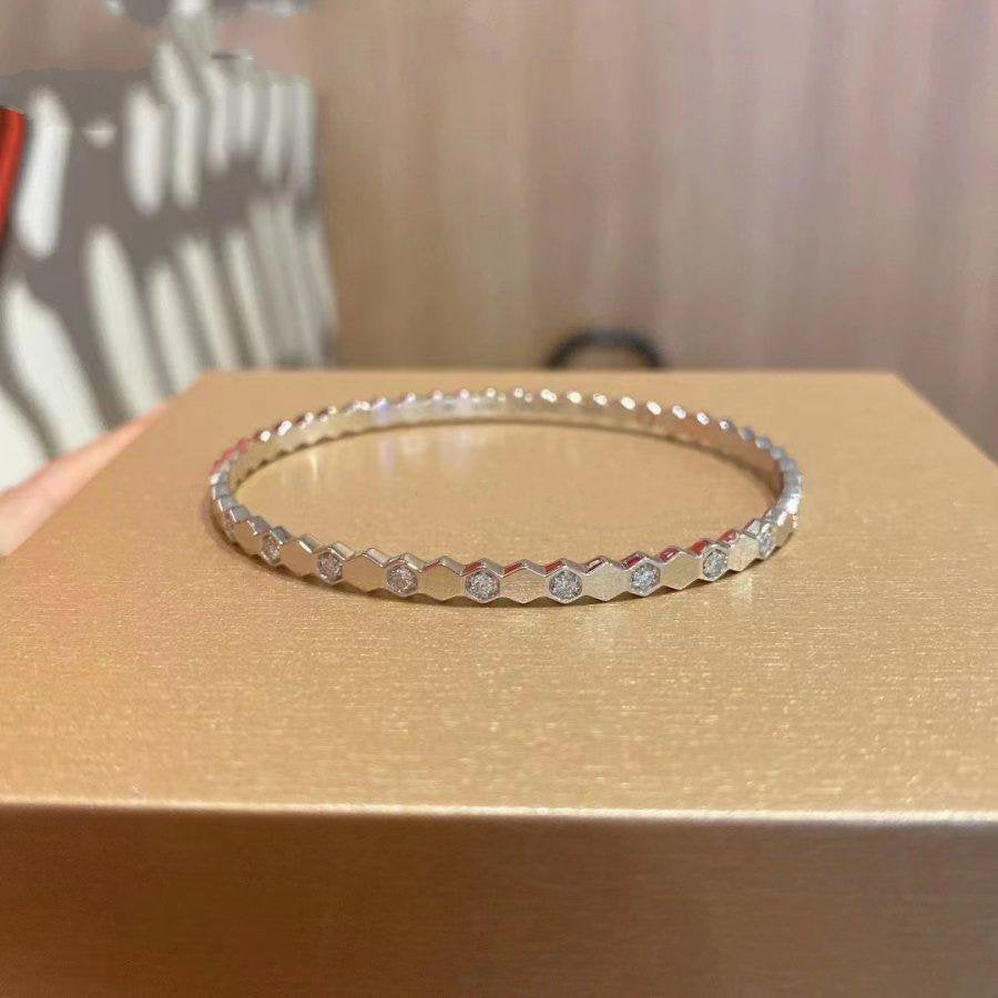 [Shinejoy]Bracelet en argent et diamants Bee Love