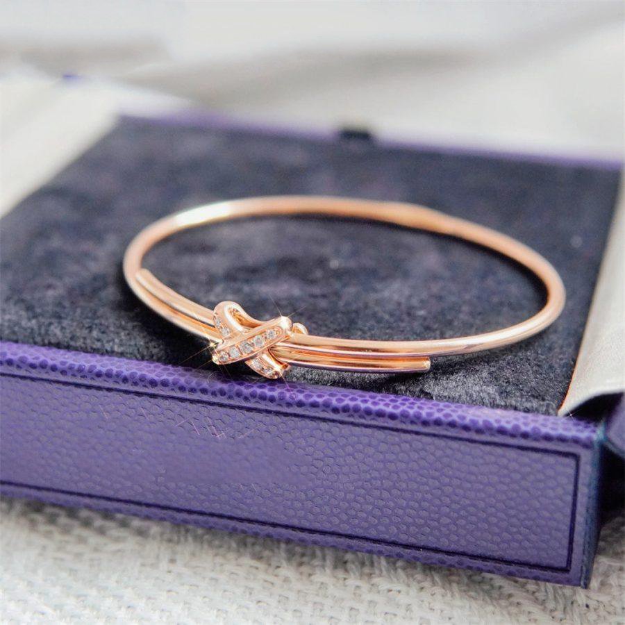 [Shinejoy]JEUX DE ブレスレット ピンクゴールド ダイヤモンド