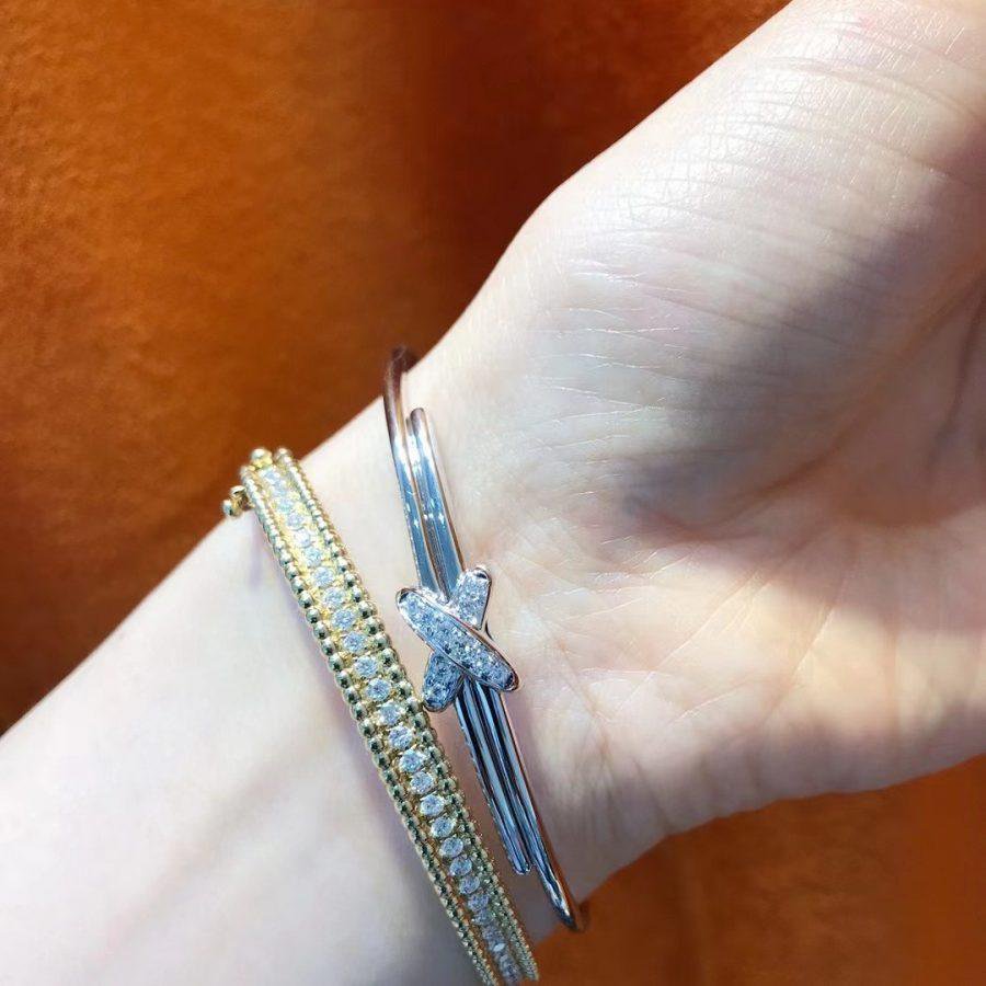 [Shinejoy]JEUX DE ブレスレット シルバー ダイヤモンド