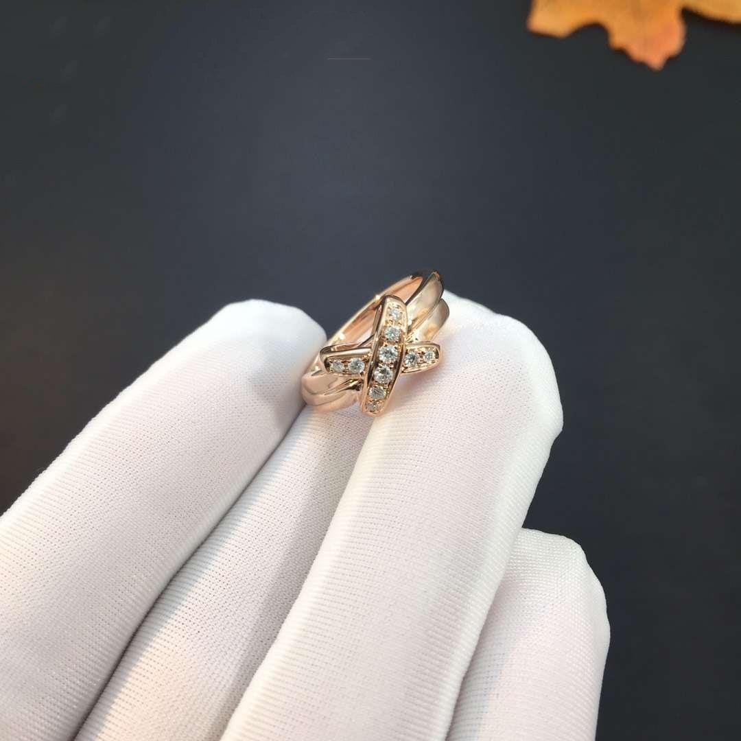 [Shinejoy]JEUX DE PINK GOLD DIAMOND RING