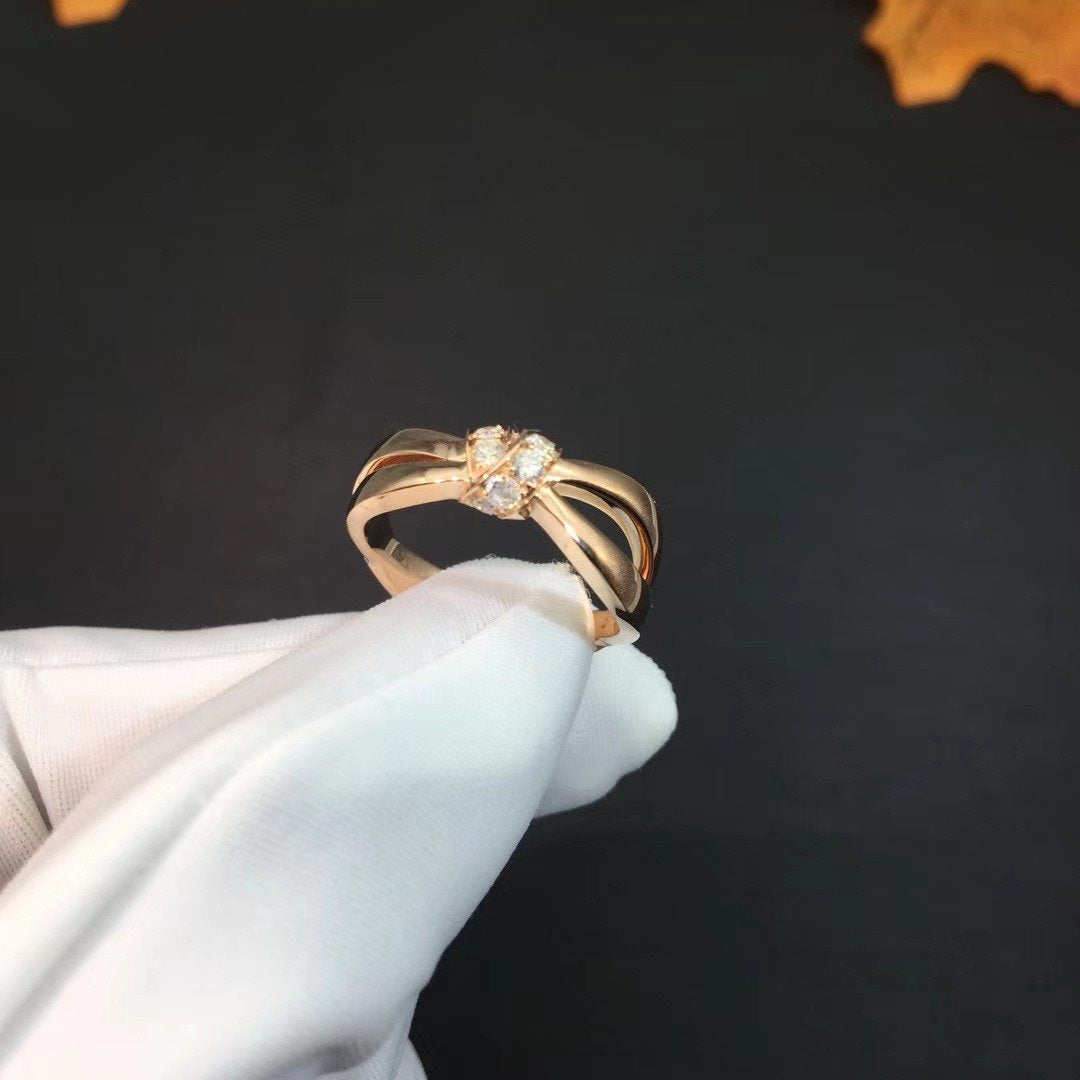 [Shinejoy]LIENS RING PINK GOLD DIAMOND