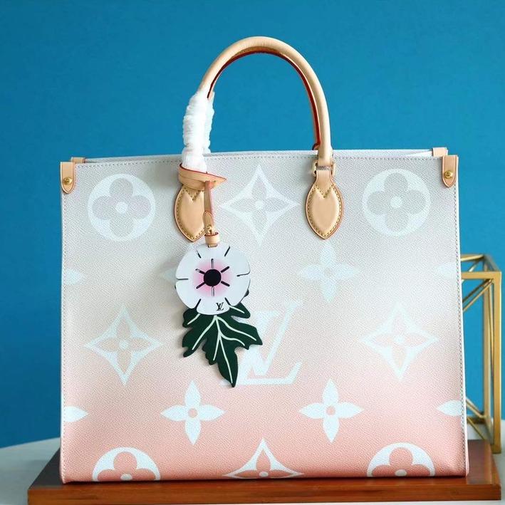 TOILE ENCOUÉE GÉANTE ONTHEGO MM BRUME GRIS MONOGRAMME