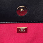 23P ホーボー ショッピング ブラック カーフスキン ゴールド金具