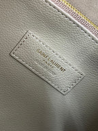 LE 5 À 7 LARGE SUPPLE 31 IN LIGHT BROWN GRAINED CALFSKIN