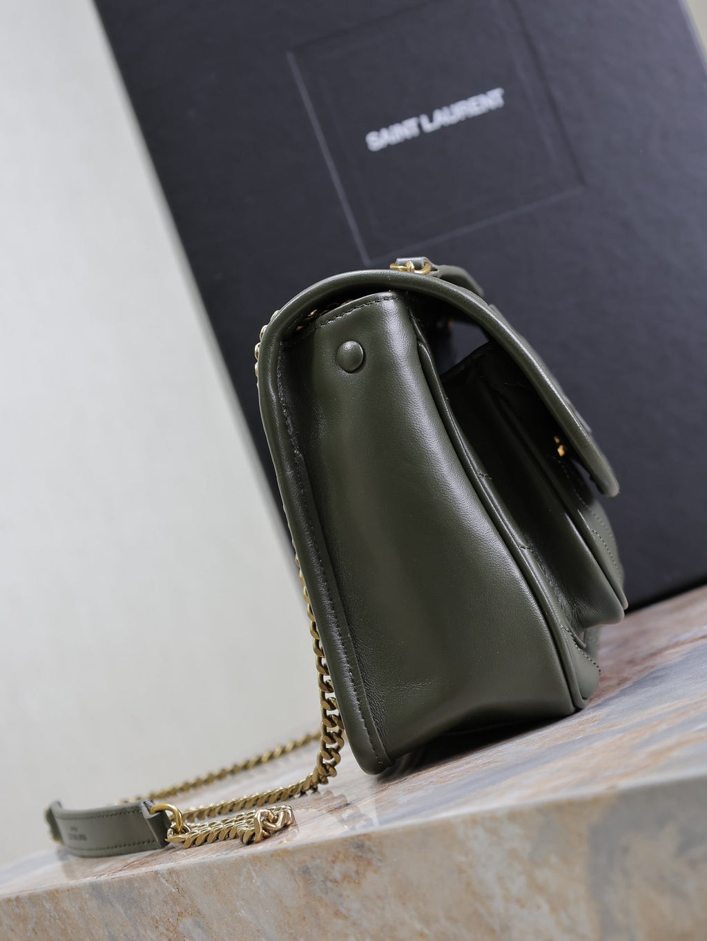 NIKI BABY 22 ユニフォーム グリーン ラムスキン ゴールドチェーン