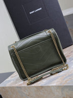 NIKI BABY 22 ユニフォーム グリーン ラムスキン ゴールドチェーン